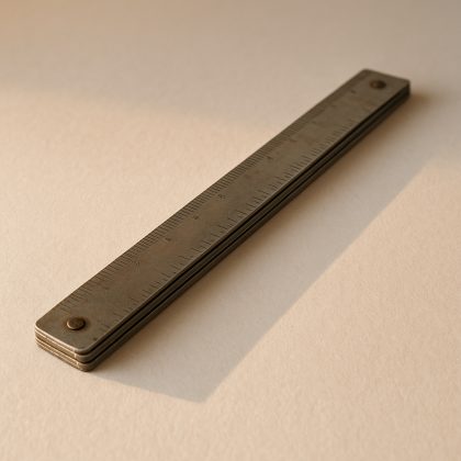 Règle pliante en métal 30 cm